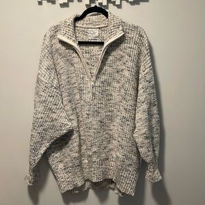 Offline by Aerie chunky knit 3/4 zip sweater.